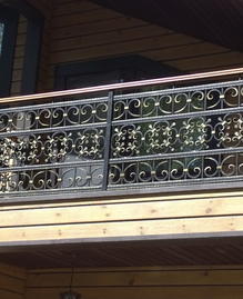 Кованый балкон